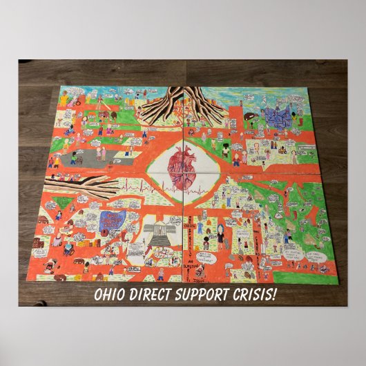Ohio Direct Support Crisis Poster (Vorne)