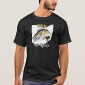 Ohio 'Eye Candy Funny Walleye Angeln T - Shirt (Vorderseite)