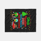Ohio Family Vacation 2025 Making Memories Christma Fleecedecke (Vorderseite (Horizontal))