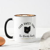 Ohio Farm Sweet Farm Family Monogram Tasse