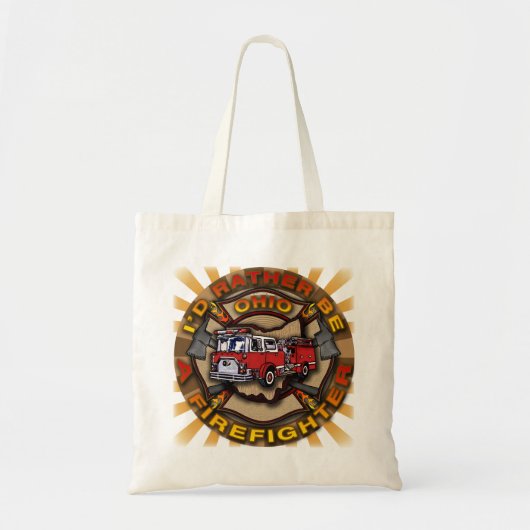Ohio Fireman Tote Bag Tragetasche (Vorne)