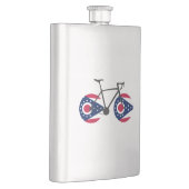 Ohio Flag Cycling Flachmann (Rechts)
