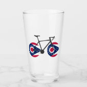 Ohio Flag Cycling Glas (Vorderseite)