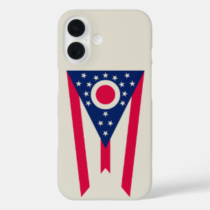 Ohio Flag: Das Buckeye-Staat-Banner iPhone 16 Hülle