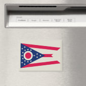 Ohio Flag: Das Buckeye-Staat-Banner Magnet (In Situ (Geschirrspüler))