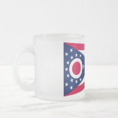 Ohio Flag: Das Buckeye-Staat-Banner Mattglastasse (Links)