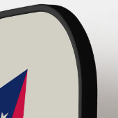 Ohio Flag: Das Buckeye-Staat-Banner Pickleball Schläger (Linke Seite)