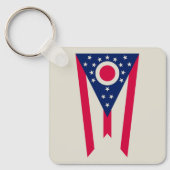 Ohio Flag: Das Buckeye-Staat-Banner Schlüsselanhänger (Vorderseite)