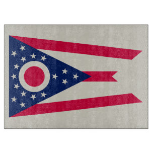 Ohio Flag: Das Buckeye-Staat-Banner Schneidebrett