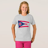 Ohio Flag: Das Buckeye-Staat-Banner T-Shirt (Vorne ganz)