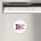 Ohio Flag Magnet (In Situ (Geschirrspüler))