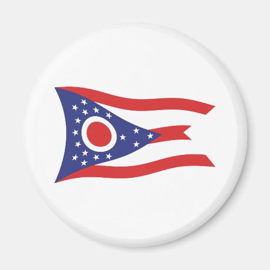 Ohio Flag Magnet (Vorne)