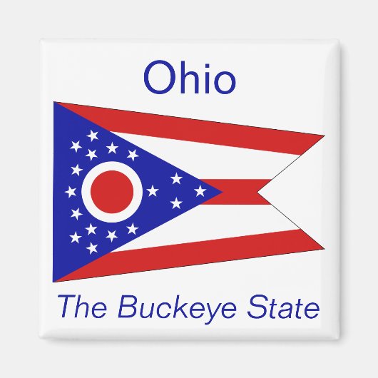Ohio Flag Magnet (Vorne)