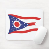 Ohio Flag Mousepad (Mit Mouse)