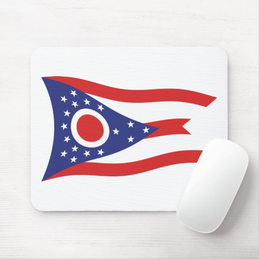 Ohio Flag Mousepad (Mit Mouse)
