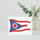 Ohio Flag Postkarte (Stehend Vorderseite)