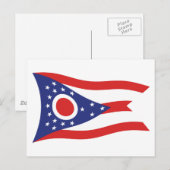 Ohio Flag Postkarte (Vorne/Hinten)