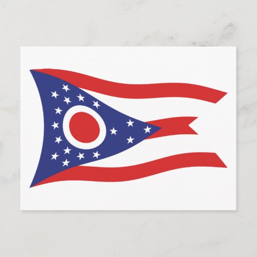 Ohio Flag Postkarte (Vorderseite)