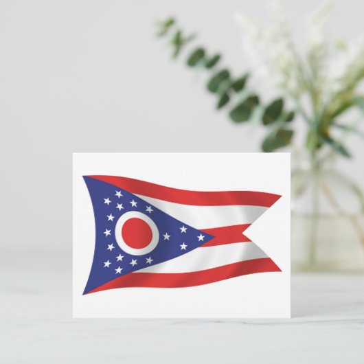Ohio Flag Postkarte (Stehend Vorderseite)