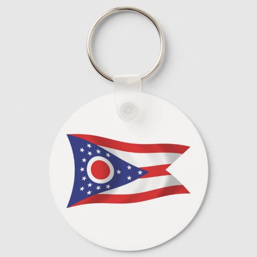 Ohio Flag Schlüsselanhänger (Vorderseite)