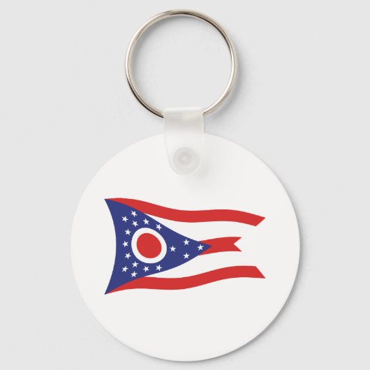 Ohio Flag Schlüsselanhänger (Vorderseite)
