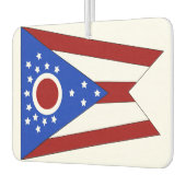 Ohio-Flagge Autolufterfrischer (Links)