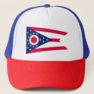 Ohio-Flagge: Das Buckeye-Staatsbanner Truckerkappe