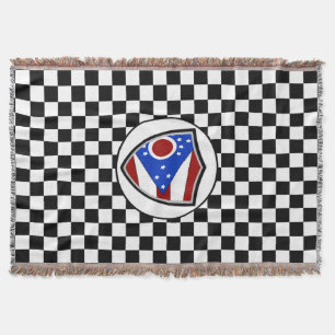 Ohio-Flagge Decke