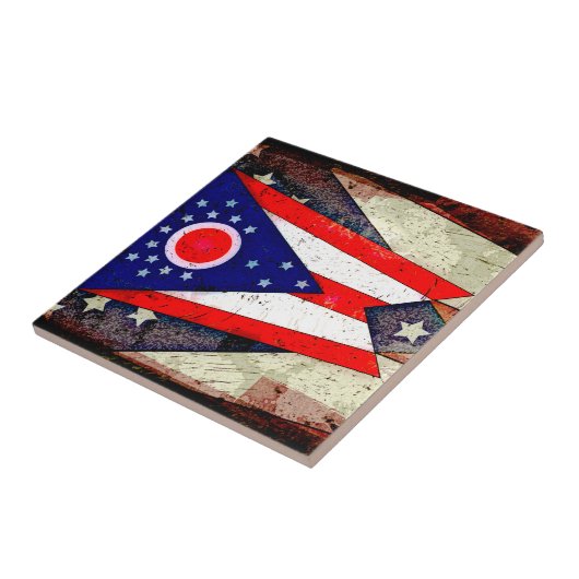 OHIO-FLAGGE FLIESE (Seite)