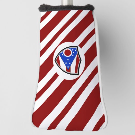 Ohio-Flagge Golf Headcover (Rotieren 90)