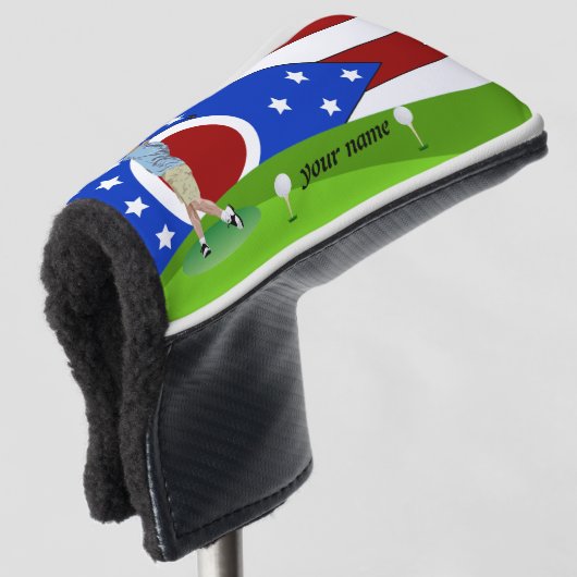 Ohio-Flagge Golf Headcover (3/4 Vorderseite)