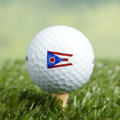 Ohio-Flagge Golfball (Insitu T-Shirt)