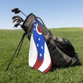 Ohio-Flagge Golfhandtuch (Gras)