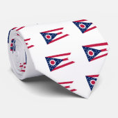 Ohio-Flagge Krawatte (Gerollt)
