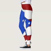 Ohio-Flagge Leggings (Links)