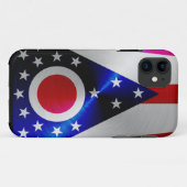 Ohio-Flagge; Metallblick iPhone 5 Fall Case-Mate iPhone Hülle (Rückseite (Horizontal))