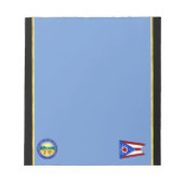 Ohio-Flagge Notizblock (Vorderseite)