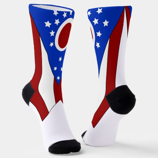 Ohio-Flagge Socken (Gewinkelt)