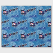 Ohio flagge Weihnachtsblatt Weihnachtsblatt Geschenkpapier (Flach)