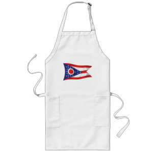 Ohio-Flaggen-Schürze Lange Schürze