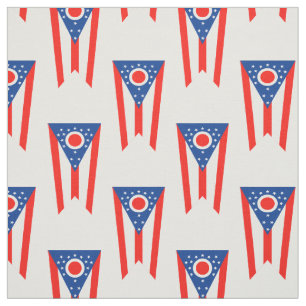 Ohio-Flaggen-Staats-Flagge Stoff
