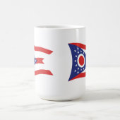 Ohio-Flaggen-Tasse Kaffeetasse (Mittel)