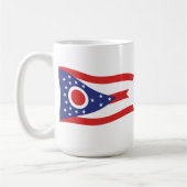 Ohio-Flaggen-Tasse Kaffeetasse (Links)