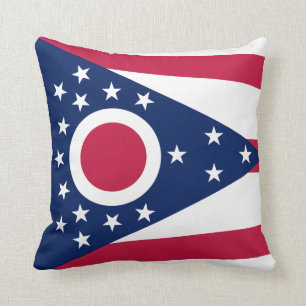 Ohio-Flaggenkissen Kissen