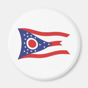 Ohio-Flaggenmagnet Magnet