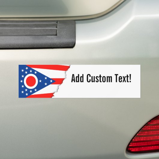 Ohio Flaggenstaat Autoaufkleber (Auf Auto)