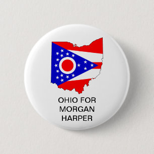 OHIO for MORGAN HARPER SENATE Button