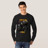 Ohio Funny Cringe Hard Skeleton Meme T-Shirt (Vorne ganz)