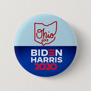 Ohio für Biden Harris 2020 Button