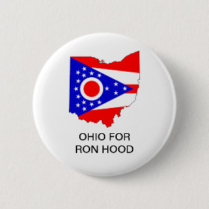 OHIO für den Ron Hood GOVERNOR-Button Button